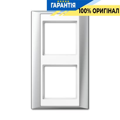 Рамка 2-а Jung AP582ALWW алюміній-білий