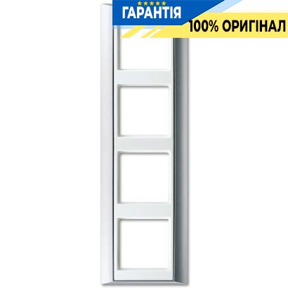 Рамка 4-я Jung AP584ALWW алюминий-белый