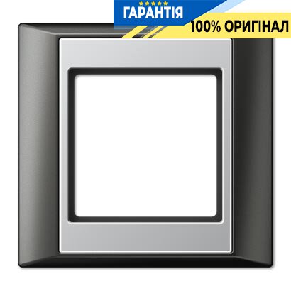 Рамка 1-я Jung AP581ANTAL антрацит-алюминий