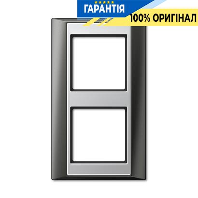 Рамка 2-я Jung AP582ANTAL антрацит-алюминий