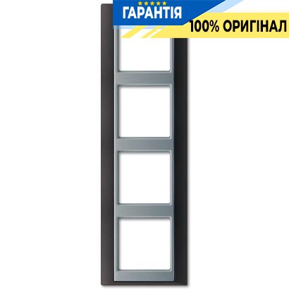 Рамка 4-я Jung AP584ANTAL антрацит-алюминий