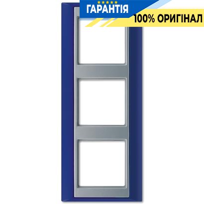 Рамка 3-а Jung AP583BLAL синій-алюміній