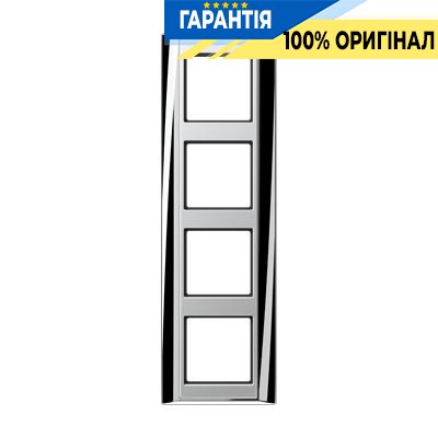 Рамка 4-я Jung AP584GCRAL хром-алюминий