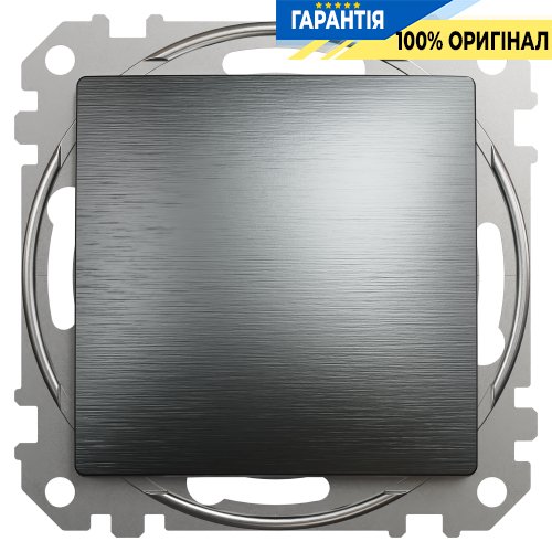 Выключатель 1-клавишный Schneider Electric Sedna Elements SDD172101U матовый титан