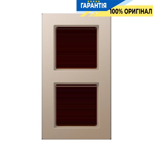 Рамка 2-ка JUNG A5582BFCH A 550 термопласт колір шампанське