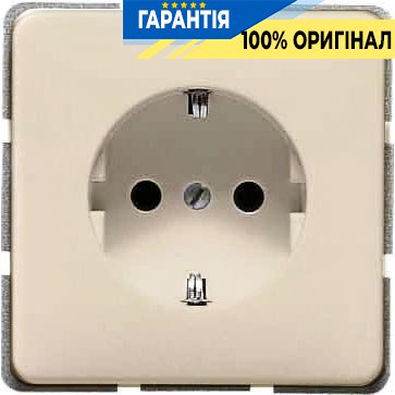 Розетка із заземленням Jung CD520WW білий