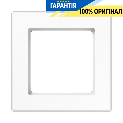 Рамка 1-а JUNG A-Creation AC581BFWW термопласт біла