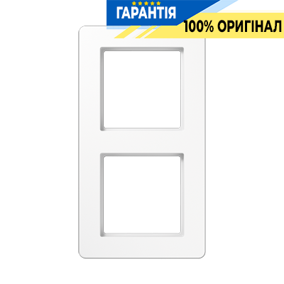 Рамка 2-я A-Flow Jung AF582BFWW термопласт белая