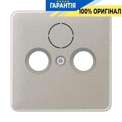 Панель розетки TV+R (SAT) Jung CD561SATPT платина