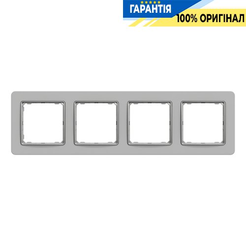 Рамка 4-поста Schneider Electric Sedna Elements SDD393804 матова сіра глина