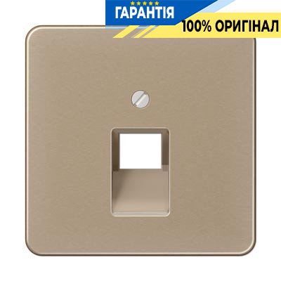Панель розетки TF/PC 1-а Jung CD569-1UAGB бронза