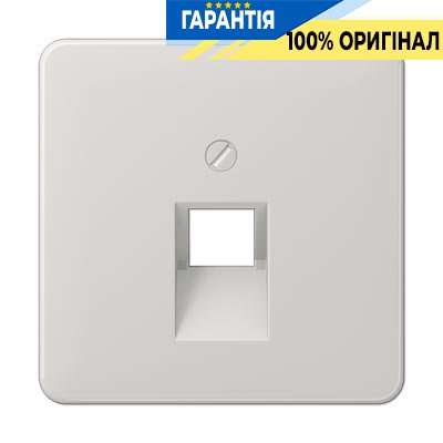 Панель розетки TF/PC 1-а Jung CD569-1UALG світло-сірий
