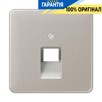 Панель розетки TF/PC 1-а Jung CD569-1UAPT платина