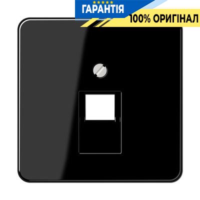 Панель розетки TF/PC 1-а Jung CD569-1UASW чорний