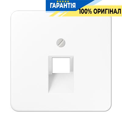 Панель розетки TF/PC 1-а Jung CD569-1UAWW білий