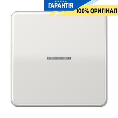 Клавіша 1-а з підсвічуванням Jung CD590KO5LG світло-сірий