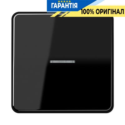 Клавиша 1-я с подсветкой Jung CD590KO5SW черный