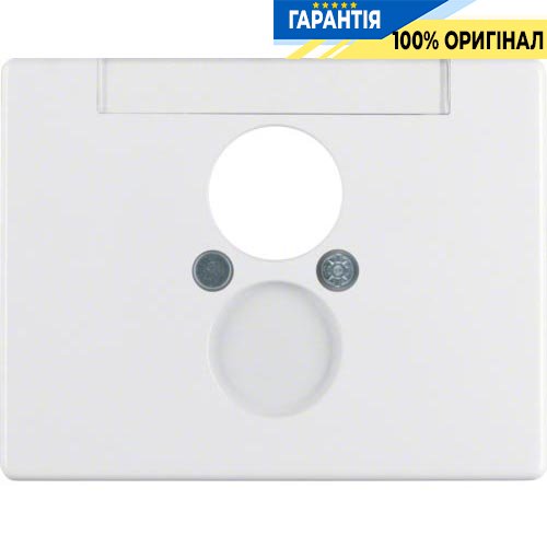 Накладка для розеток для гучномовців, полярна білизна Berker Arsys 11850069