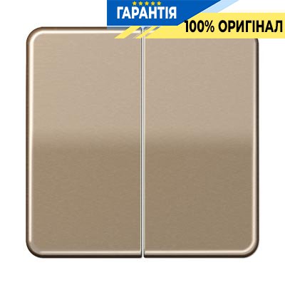 Клавіша 2-а Jung CD595GB бронза