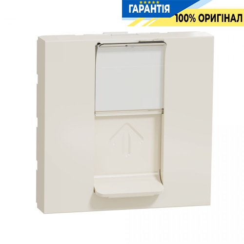 Розетка компьютерная Schneider Electric NU341144 RJ45 одиночная кат. 5е UTP Unica New бежевый