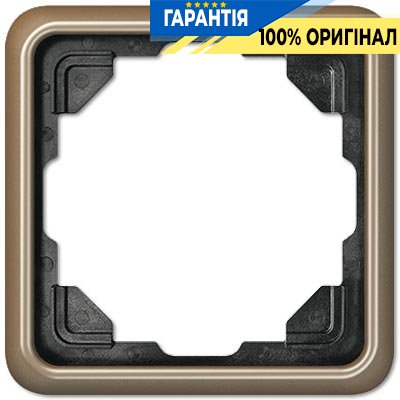 Рамка 1-я Jung CD581GB бронза