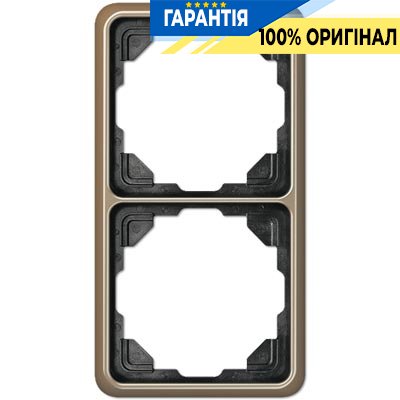 Рамка 2-я Jung CD582GB бронза