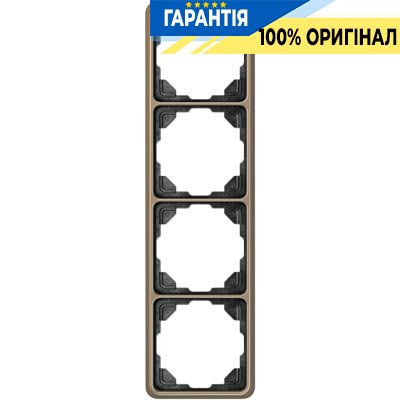 Рамка 4-я Jung CD584GB бронза