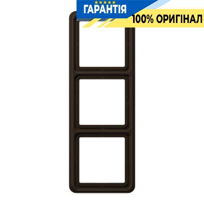 Рамка 3-я Jung CD583BR коричневый