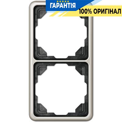 Рамка 2-а Jung CD582PT платина