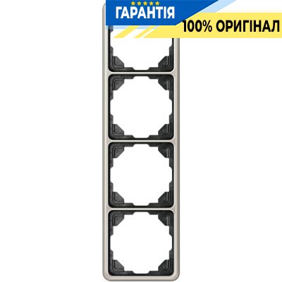 Рамка 4-я Jung CD584PT платина