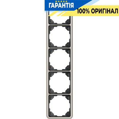 Рамка 5-а Jung CD585PT платина
