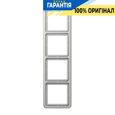 Рамка 4-а Jung CD584LG світло-сірий