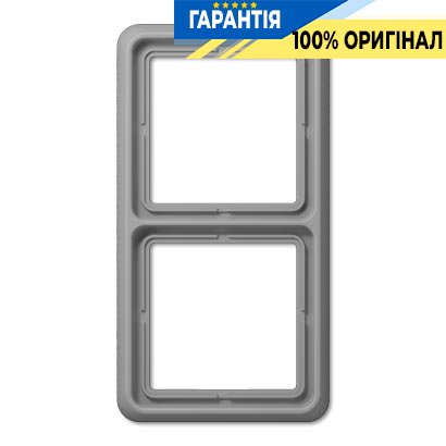 Рамка 2-я Jung CD582GR серый