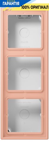 Коробка 3-позиционная накладного монтажа JUNG LC583A231 rose clair (32102)