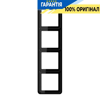 Рамка 4-а Jung CD584SW чорний