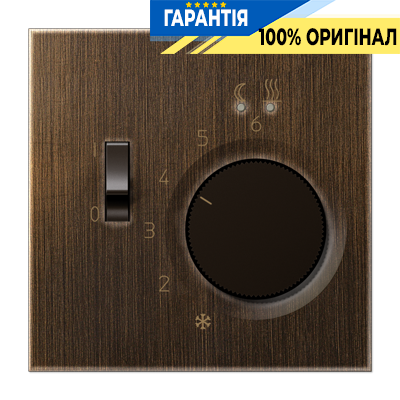 Термостат для теплого пола JUNG FTRME231AT, латунь Antik, надежное управление температурой