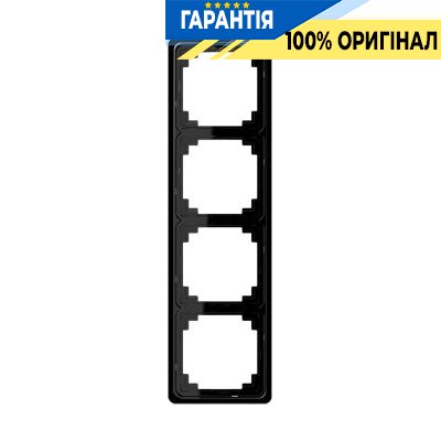 Рамка 4-я Jung CDP584SW черный