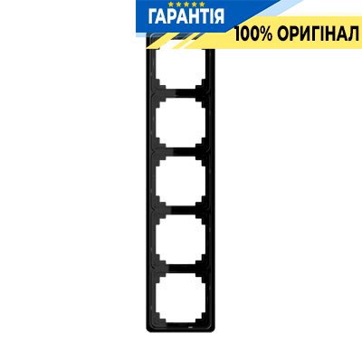 Рамка 5-я Jung CDP585SW черный