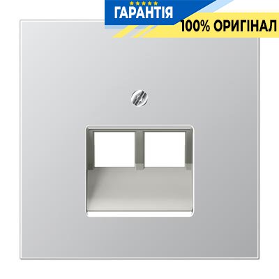 Панель розетки TF/PC 2-я Jung AL2969-2UA Алюминий