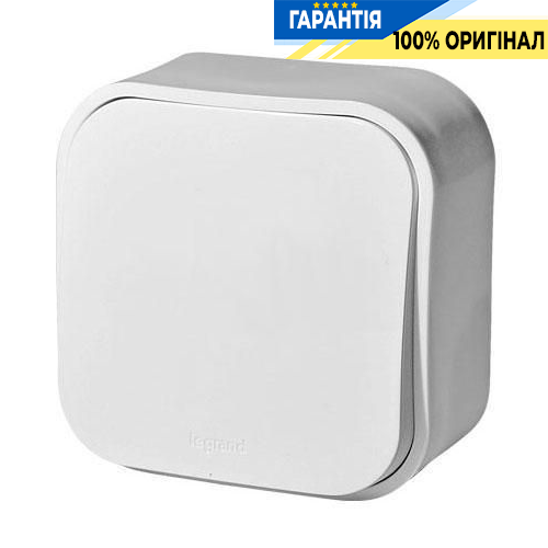 Переключатель накладной 1-клавишный Legrand Forix™ 782404, белый цвет