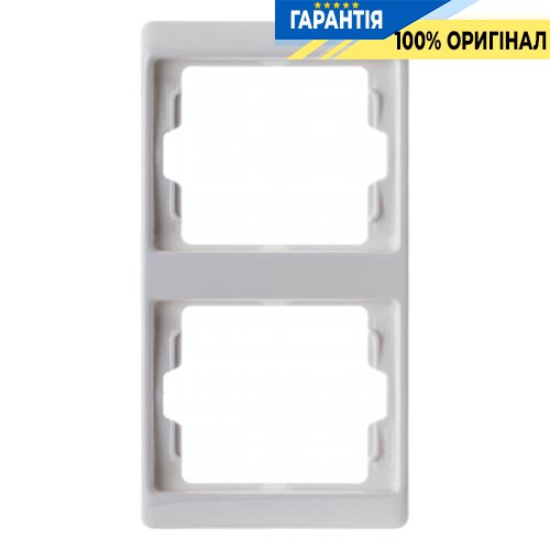Рамка 2-а, полярно-біла, вертикальна, Berker ARSYS 13230069