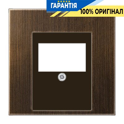 Панель аудіо-розетки Jung ME2969TAT латунь Antik