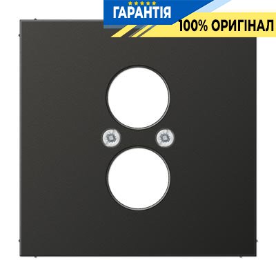 Панель розетки акустической 2-а Anthracit Jung AL2962-2AN