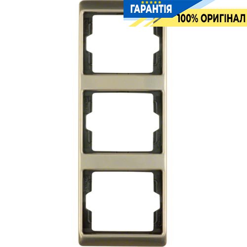 Рамка 3-а, бронза, вертикальна, Berker ARSYS 13340001