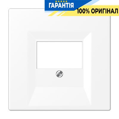 Панель аудіо-розетки Jung LS969TWWM білосніжний матовий