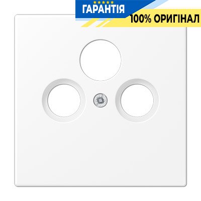 Панель розетки TV+R(SAT) Jung LS990SATWWM белоснежный матовый