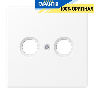 Панель розетки TV+R Jung LS990TVWWM білосніжний матовий