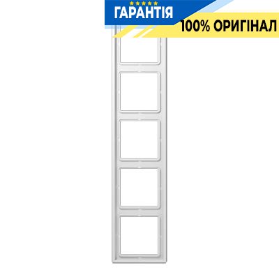 Рамка 5-я Jung LS985WW белый