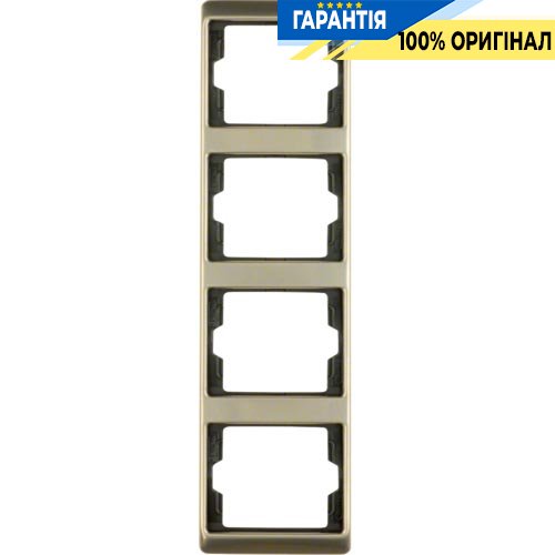 Рамка 4-а, бронза, вертикальная, ARSYS, Berker 13440001