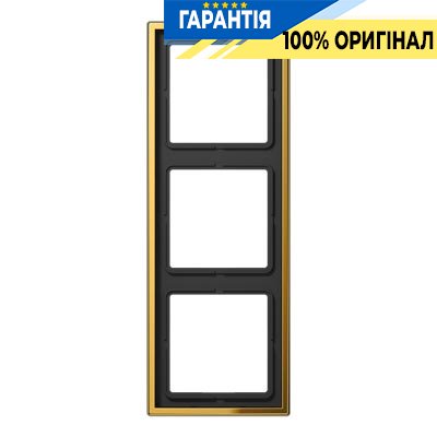 Рамка 3-а Jung GO2983 імітація золота